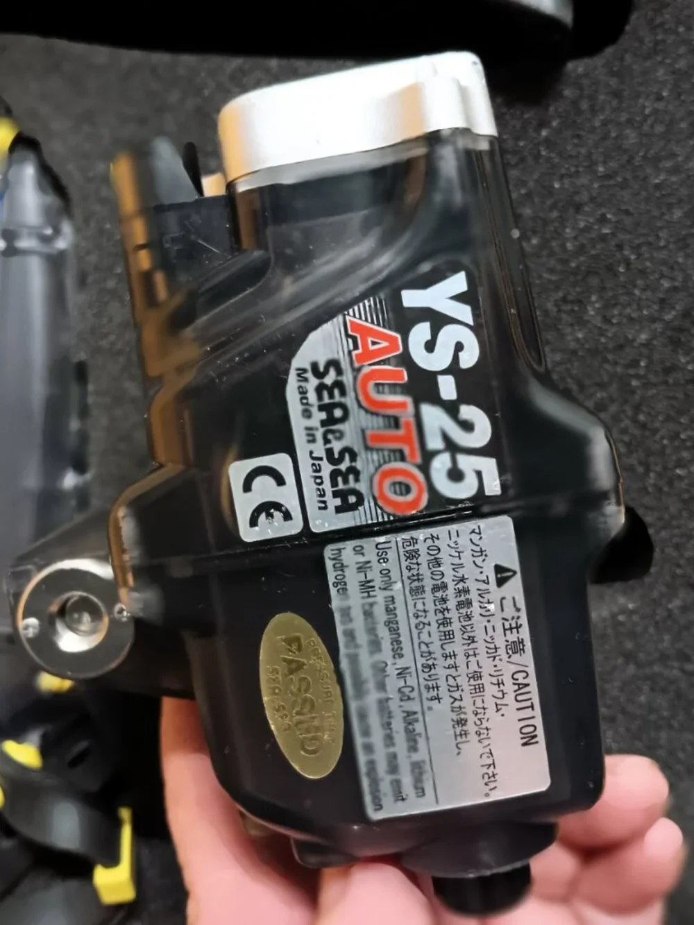 SEA & SEA DX5000G Underwater Housing YS25 Strobe Dive Kit No Camera Untested